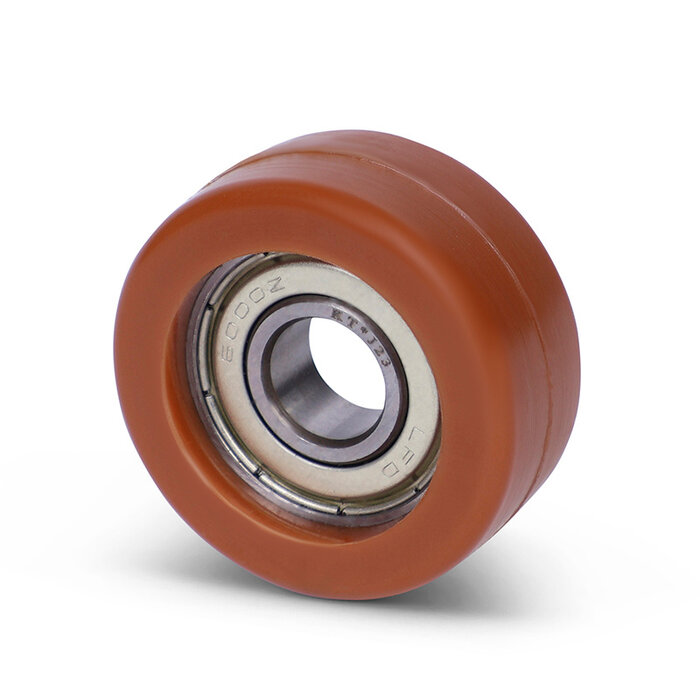 Geleiderol 35x15 mm - polyurethaan - 60 kg