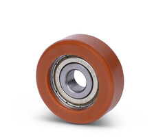 Geleiderol 60x20 mm - polyurethaan - 150 kg