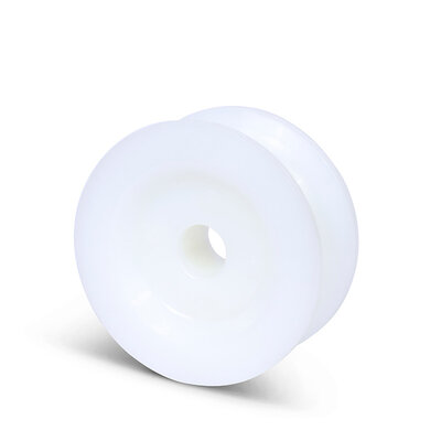 Kunststof kabelschijf 100 mm met U groef - 270 kg