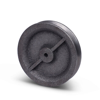 Kabelschijf 100 mm met U groef - 110 kg