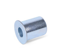 Asbus (T) - 12x8x21 mm | Staal verzinkt