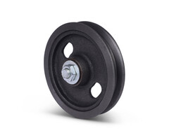 Groefwiel 120 mm met vierkante groef - 100 kg