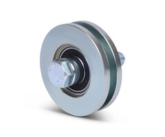 Groefwiel 78 mm met vierkante groef - 200 kg