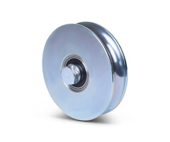 Groefwiel 117 mm met U groef - 450 kg