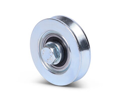 Groefwiel 50 mm met V groef - 70 kg