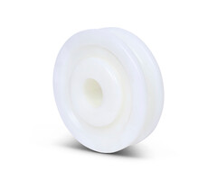 Kabelschijf 126 mm met U groef - 500 kg