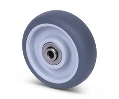 TPR Rubber wiel 75 mm - 75 kg
