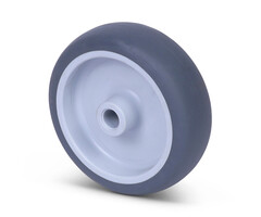 TPR Rubber wiel 75 mm - 75 kg