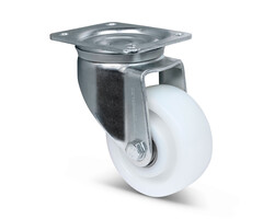 Nylon zwenkwiel 125 mm - 700 kg