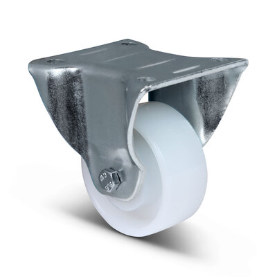 Nylon bokwiel 80 mm - kogellager - 200 kg