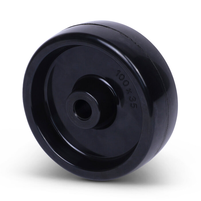 Hittebestendig wiel 100 mm - 280 graden - 125 kg