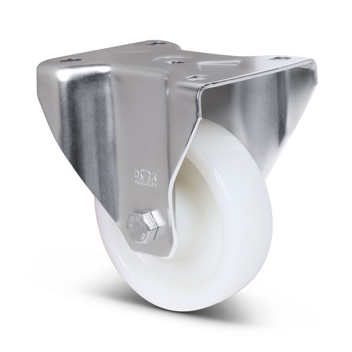 Derby Ruote Rvs bokwiel 125 mm - Nylon - 700 kg