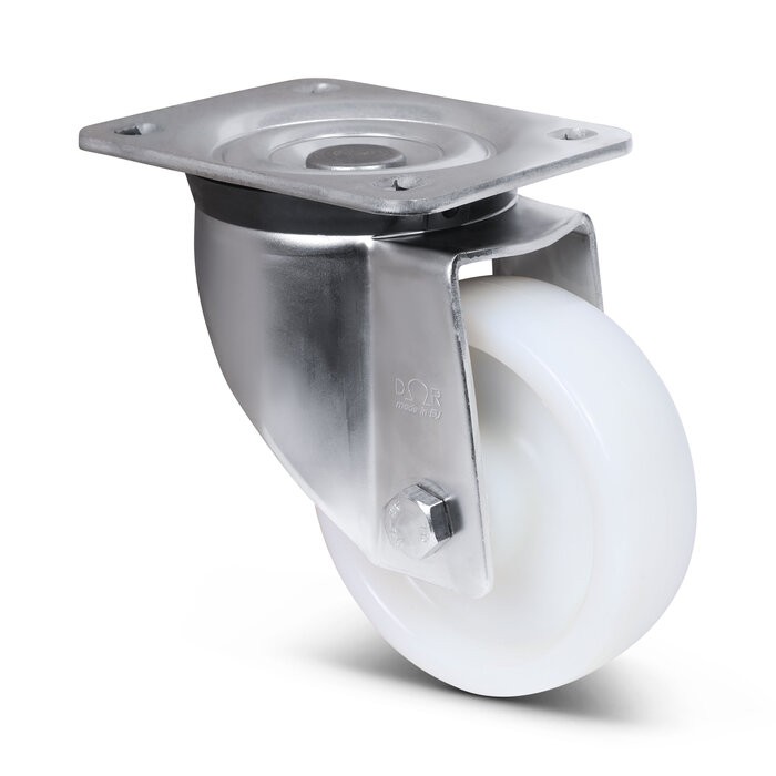 Derby Ruote Rvs zwenkwiel 125 mm - Nylon - 700 kg