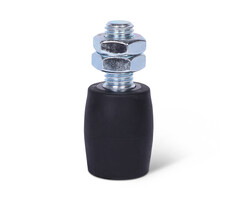 Geleiderol 32 mm - rubber - 70 kg