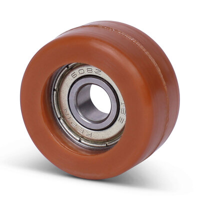 Geleiderol 30x11 mm - polyurethaan - 22 kg