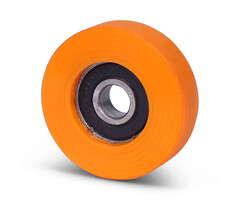 Geleiderol 38x11 mm - polyurethaan - 30 kg