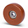 Geleiderol 38x11 mm - polyurethaan - 40 kg