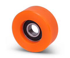 Geleiderol 50x20 mm - polyurethaan - 60 kg