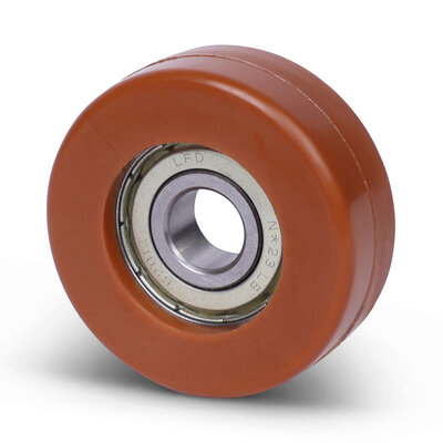 Geleiderol 50x15 mm - polyurethaan - 80 kg