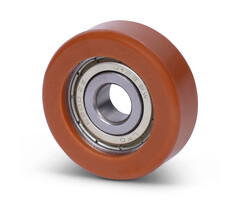 Geleiderol 60x20 mm - polyurethaan - 150 kg