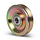 Groefwiel 100 mm met V groef - 300 kg