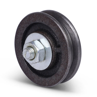Groefwiel 60 mm met vierkante groef - 30 kg