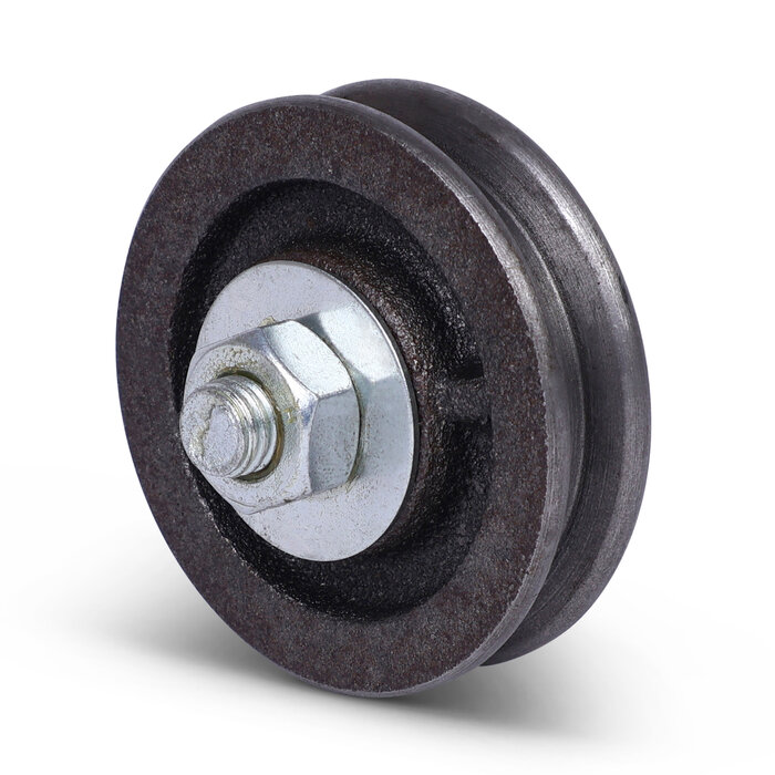 Groefwiel 60 mm met vierkante groef - 30 kg