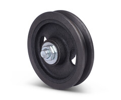 Groefwiel 105 mm met vierkante groef - 75 kg