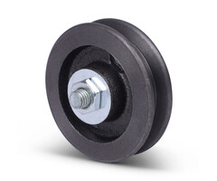 Groefwiel 75 mm met vierkante groef - 35 kg