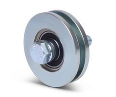 Groefwiel 78 mm met vierkante groef - 200 kg