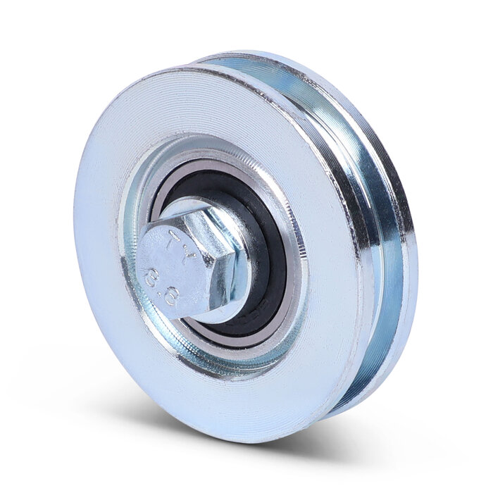 Groefwiel 50 mm met vierkante groef - 70 kg