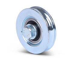 Groefwiel 50 mm met U groef - 70 kg