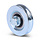 Groefwiel 50 mm met U groef - 70 kg