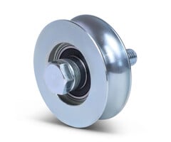 Groefwiel 78 mm met U groef - 200 kg