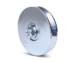 Groefwiel 157 mm met U groef - 575 kg