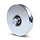 Groefwiel 140 mm met U groef - 270 kg