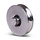 Rvs groefwiel 100 mm met U groef - 220 kg