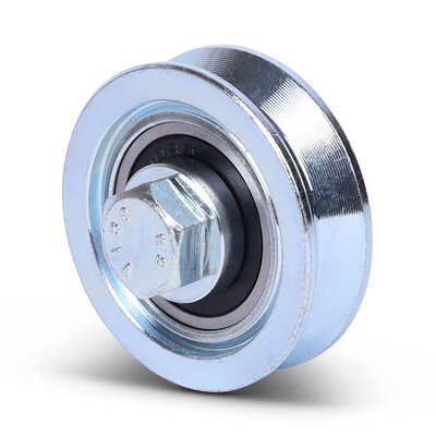 Groefwiel 40 mm met V groef - 70 kg