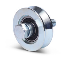 Groefwiel 68 mm met V groef - 190 kg