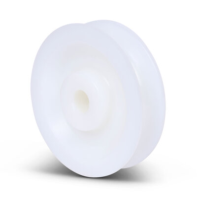 Kunststof kabelschijf 100 mm met U groef - 160 kg