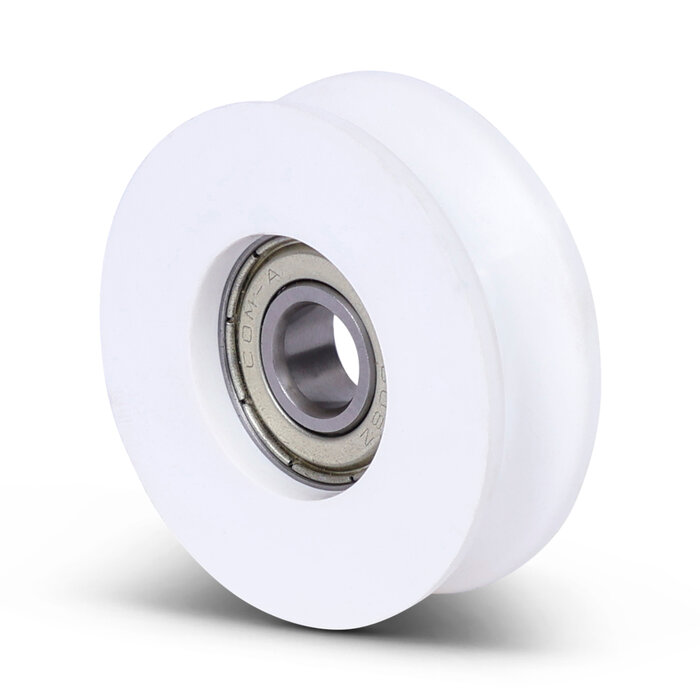 Kunststof kabelschijf 40 mm met U groef - 50 kg