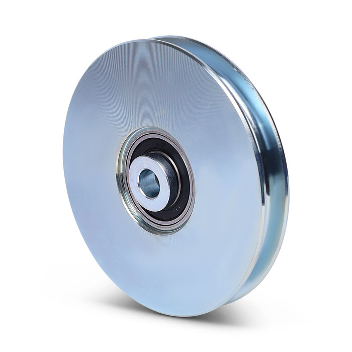 Kabelschijf 120 mm met U groef - 240 kg