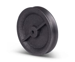 Kabelschijf 70 mm met U groef - 22 kg