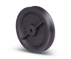 Kabelschijf 80 mm met U groef - 22 kg
