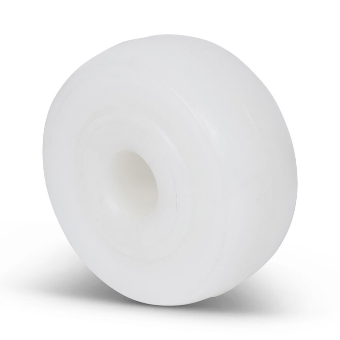 Nylon wiel 80 mm - asgat 20 mm - 500 kg