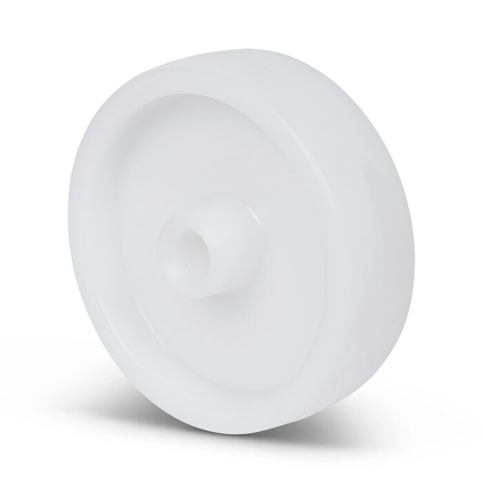Nylon wiel 100 mm - asgat 12 mm - 200 kg