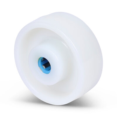 Rvs wiel 80 mm - Nylon - rollager - 150 kg