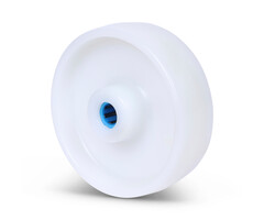 Rvs wiel 125 mm Nylon - 300 kg