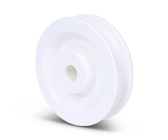Kabelschijf 80 mm met U groef - 140 kg