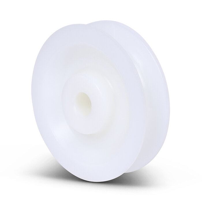 Kunststof kabelschijf 100 mm met U groef - 160 kg
